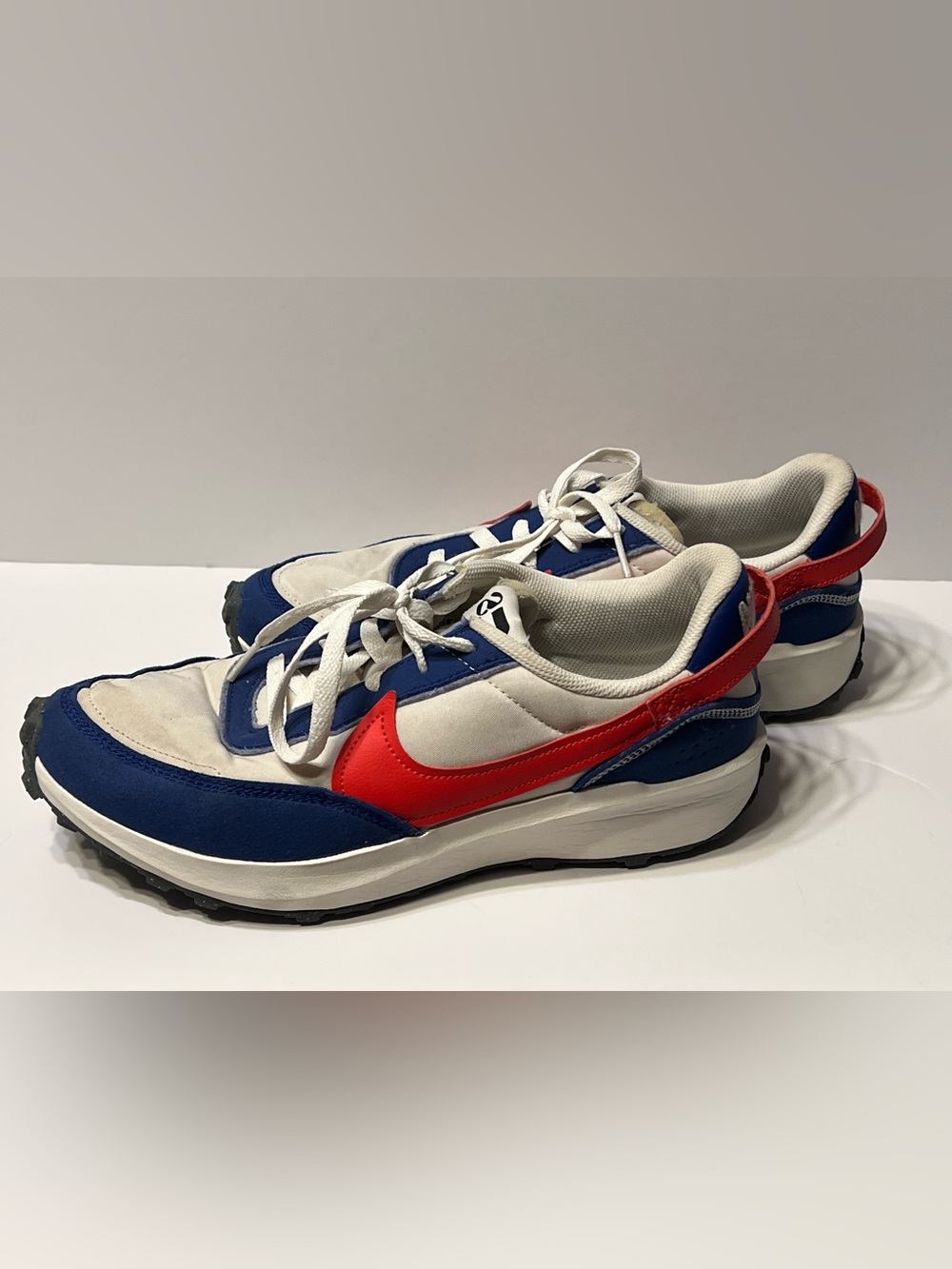 Nike Men’s Waffle Debut Swoosh Old Royal Habanero Sneakers